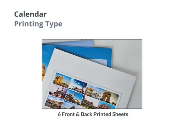 UD B U Wooden Desktop Calendar