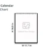 WC C Personalized Wall Calendar