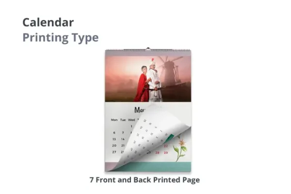 WC D Personalized Wall Calendar