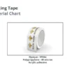 White Printed Tape