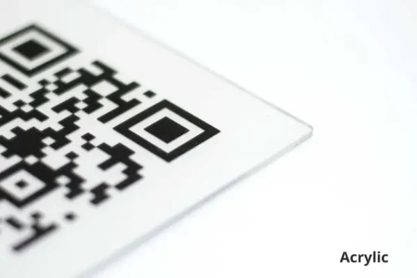 WQ B Acrylic Wood QR Stand