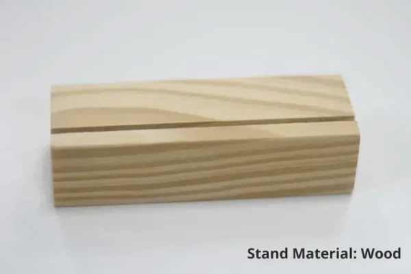 WQ C Acrylic Wood QR Stand